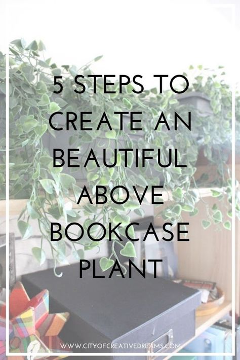 Short Bookcases In Living Room, Plants On Bookcase, Plants In Bookshelves, Bookcase Top Decor, Plants On Top Of Bookcase, Decor On Top Of Bookcase, Top Of Bookcase Decorating Ideas, Decorating Top Of Bookcase, Styling Top Of Bookcase