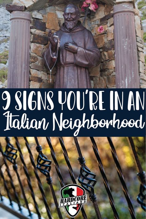 Do you live in an Italian neighborhood? Rod Iron Railing, Italian Neighborhood, House Cleansing, Italian Living, Italian Humor, Italian House, Italian Life, Iron Railing, Angel Statues