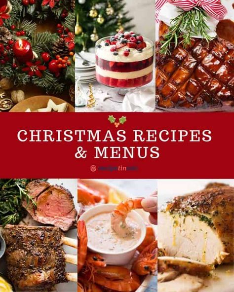 Christmas Meats, Vegetarian Xmas, Easy Christmas Dinner Menu, Christmas Lunch Menu, Xmas Menu, Easy Christmas Dinner, Christmas Salad, Easy Homemade Christmas Gifts, Xmas Recipes