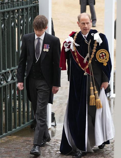 King Coronation Outfit, James Royal Family, James Earl Of Wessex Coronation, James Earl Of Wessex 2023 Wallpaper, Earl Of Wessex James, Prince James Viscount Severn, James Earl Of Wessex 2023, Royal Family Outfits, James Windsor