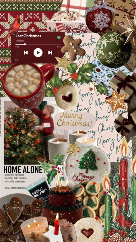 Christmas’s Wallpapers, Aesthetic Food Christmas, Christmas Aesthetic Board, Cozy Christmas Wallpaper Aesthetic, Winter And Christmas Aesthetic, Christmas Collage Aesthetic Wallpaper, Christmas 2024 Aesthetic, Christmas Aesthetic 2024, Christmas Everything