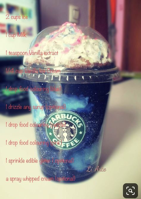 Secret Menu Starbucks, Menu Starbucks, Starbucks Secret Menu Recipes, Secret Starbucks Recipes, Iced Starbucks Drinks, Healthy Starbucks Drinks, Secret Starbucks Drinks, Cute Drinks, Secret Menu Items