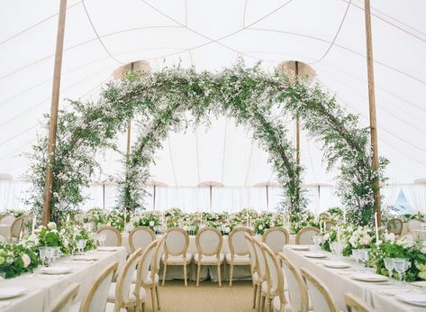 Pole Tent Wedding Reception, Pole Tent Wedding, Marquee Flowers, Mindy Rice Design, Spring Wedding Reception, Santa Lucia Preserve, Floral Ceremony, Natural Wedding Decor, Tent Wedding Reception