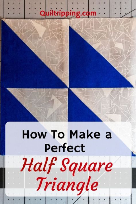 Half Square Triangles Tutorial, Blanket Binding, Half Square Triangle Quilts Pattern, Sewing Designs, Triangle Quilt Pattern, Triangle Quilts, Quilt Tips, Block Quilts, Big Block Quilts