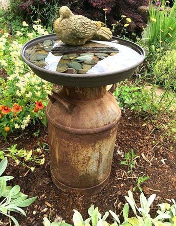 Modern bird baths