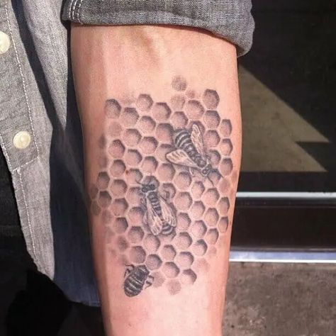 Bee Hive Tattoo, Hive Tattoo, Bee Hive, 3 D, Bee, Tattoos