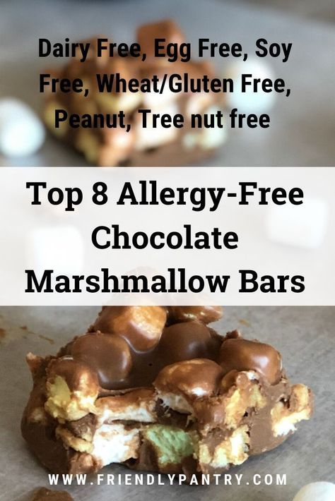 Dairy Egg Peanut Free Recipes, Soy Free Dairy Free Desserts, Dairy Free And Nut Free Desserts, Egg And Peanut Free Recipes, Egg Free Bars, Allergen Free Dessert Recipes, Peanut Free Desserts Allergies, Nut And Egg Free Desserts, Allergen Friendly Desserts