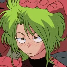 Discord Server Icon, Server Icon, 90 Anime, Animation Reference, Old Anime, 90s Anime, Discord Server, Green Hair, 그림 그리기