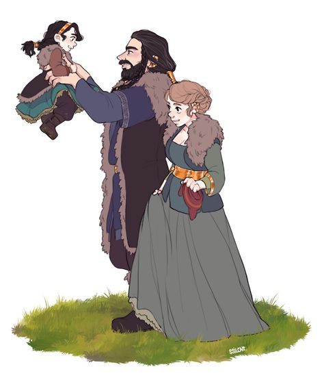 Торин и ОЖПешка или ФемБильбо... Fem Bilbo, Thorin Bilbo, Thilbo Bagginshield, Hobbit Fanart, Karin Naruto, Hobbit Art, Middle Earth Art, Thorin Oakenshield, Bilbo Baggins