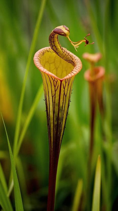 Cobra Lily, Poison Garden, Succulent Landscaping, Lily Plants, Little Shop Of Horrors, Pitcher Plant, Plant Photography, Plants Vs Zombies, Carnivorous Plants