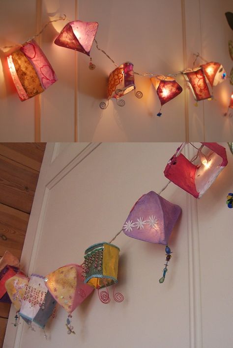 Lanterns Hanging, Diy Lampe, Deco Nature, Uni Room, Painting Lamps, Dreamy Room, Room Deco, Dream Apartment, House Room