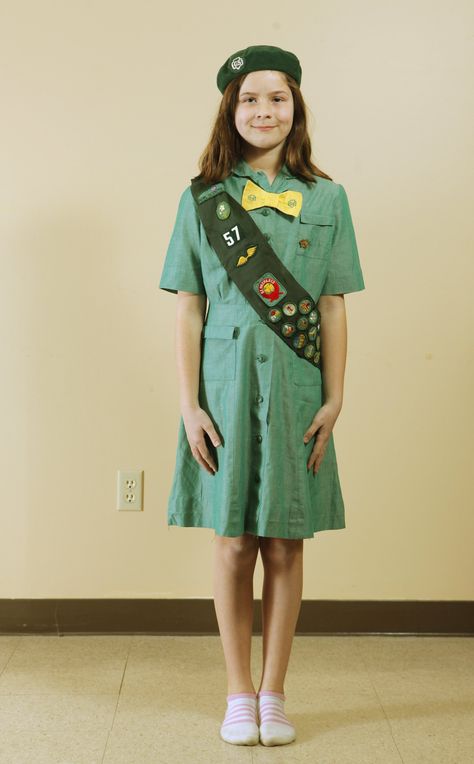 Girl Scouts History, Girl Scout Uniform, Japanese Uniform, Scout Uniform, Stand Firm, Types Of Girls, Girl Scout, Girl Scouts, Matching Outfits