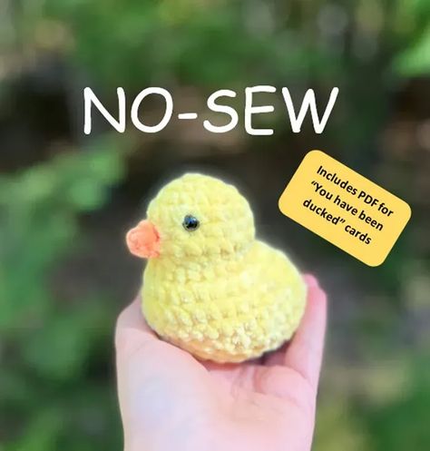 Lucky the “Rubber” Duck is a great way to spread some cheer! The pattern download includes step-by-step instructions and video downloads to help you make this cute little quacker! Make Lucky the “Rubber” Duck big or small and have fun mixing the colors! Paid crochet pattern! Crocheted Ideas, Duck Crochet, Duck Pins, Beginner Crochet Projects, Square Blanket, Crochet Basics, Amigurumi Free Pattern, Embroidery Techniques, Rubber Duck