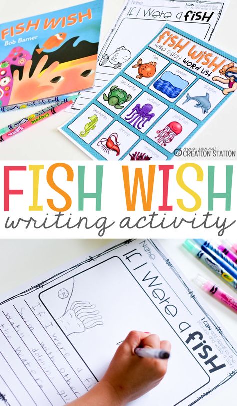 Education Printables, Free Educational Printables, Fish Activities, Kindergarten Curriculum, Literacy Games, Balanced Literacy, Creation Station, Name Activities, Easy Arts And Crafts