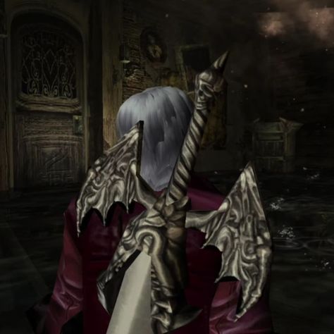 Dante Devil May Cry, Retro Horror, Game Icon, Old Games, Devil May Cry, Horror Game, Game Character, Dark Fantasy, Aesthetic Art