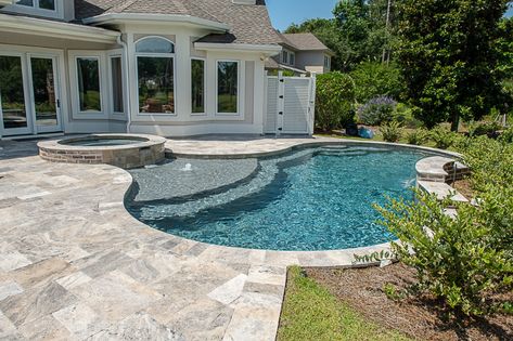 Travertine Pool Decking, Pool Paving, Silver Travertine, Pool Pavers, Travertine Tiles, Travertine Outdoor, Outdoor Pavers, Stone Pavers, Travertine Pavers