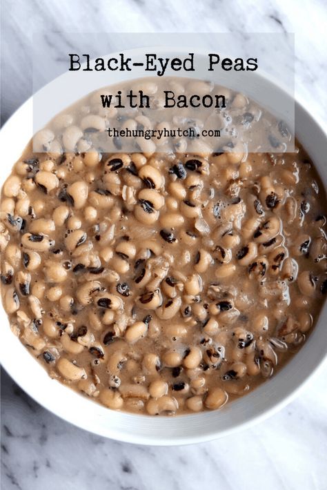 Black-Eyed Peas Recipe | The Hungry Hutch Back Eyed Peas Recipe, Black Eyed Peas Recipe Crock Pot Bacon, Black Eyed Peas Recipe Southern, Frozen Black Eyed Peas Recipe, Black Eyed Peas Recipe Bacon, Black Eyed Peas Southern, Black Eyed Peas New Years, Fresh Black Eyed Peas Recipe, Southern Style Black Eyed Peas