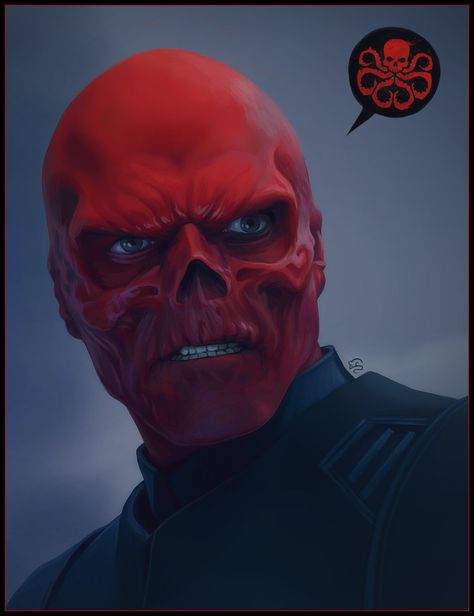 Red Skull Marvel, Captain America Art, Hail Hydra, Red Hulk, Comic Villains, Marvel Photo, Marvel Villains, Red Skull, Marvel Comic Character