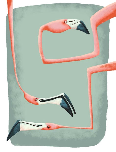 Fishing Business, Flamingo Artwork, Flamingo Illustration, Flamingo Love, Flamingo Art, Flamingo Print, Art Et Illustration, Pink Flamingo, Salt Water