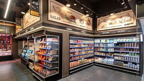 Supermarket Architecture, Design Supermarket, Supermarket Design Interior, Supermarket Display, Retail Ideas, Grocery Store Design, Supermarket Design, Store Layout, Column Design