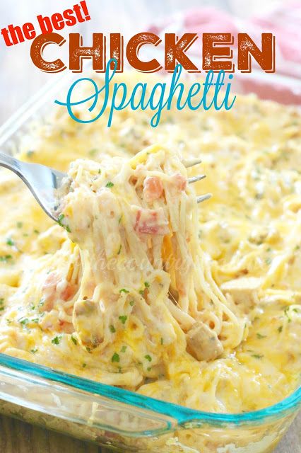 Creamy Cheesy Chicken Spaghetti, Best Chicken Spaghetti, Best Chicken Spaghetti Recipe, Creamy Cheesy Chicken, Cheesy Chicken Spaghetti, Texas Kitchen, Chicken Spaghetti Recipes, Spaghetti Casserole, Country Cook