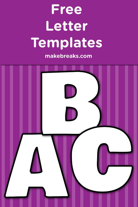 Free printable alphabet letters for class, decor and crafts #freeprintables Alphabet Free Printable Letters, Bulletin Letters Printable Free, Free Printable Alphabet Letters Templates Bulletin Boards, Letters For Bulletin Boards Printable, Bulletin Board Fonts Printable Letters, Letters For Applique Printable, Free Printable Alphabet Templates, Free Printable Letter Templates, Printable Bulletin Board Letters