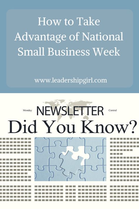 How to Take Advantage of National Small Business Week Small Business Week Ideas, National Small Business Week, Small Business Week, Business From Home, Big Show, Work Organization, Marketing Ideas, How To Take, Growing Your Business