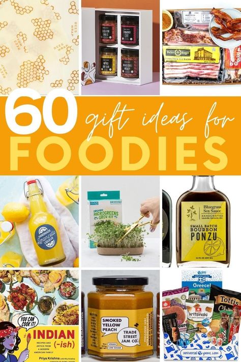 We are food experts here, and we know exactly what all the foodies on your Christmas list want! Check out our list of the best gifts for foodies. Food Lover Gifts, Foodie Christmas Gifts, Gift Ideas For Foodies, Foodie Gift Ideas, Gifts For Vegans, Gifts For Foodies, Pinterest Christmas, Summer Brunch, Christmas Food Gifts