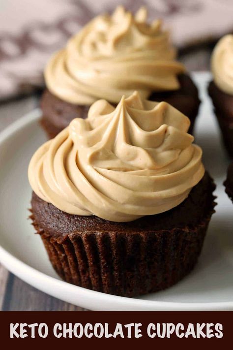 Chocolate Peanut Butter Cupcake, Irish Car Bomb Cupcakes, Almond Flour Chocolate Cake, Irish Car Bomb, Irish Car, Keto Cupcakes, Healthy Cupcakes, Peanut Butter Cupcakes, Keto Chocolate Cake