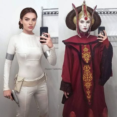 Alyson Tabbitha, Padme Amidala Cosplay, Queen Padme, Star Wars Girl, Star Wars Makeup, Disfraz Star Wars, Princess Leia Hair, L Cosplay, Queen Amidala