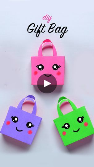 25K views · 491 reactions | DIY Mini Paper Gift Bag  #diy #diyvideos #DIYCrafts #diytutorial #diyprojects #artandcraft #easydiy #papercrafts #paperbag #giftideas #gifting #gifts #giftbags #crafting #craftideas #crafts #handmade #howto | D.I.Yay | D.I.Yay · Original audio Paper Gift Bags Diy, Gift Bag Diy, Diy Goodie Bags, Diy Gift Bag, Mini Gift Bags, Gift Bags Diy, Bag Diy, Ziplock Bags, Paper Gift Bags