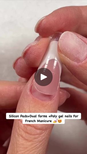 583K views · 9.9K reactions | Silicon Pads+Dual forms +Poly gel nails For French Manicure 💅😍 #polygelnails #nailextensions | Limegirl Nails | Limegirl Nails · Original audio Poly Gel Nails, Nails Original, Poly Gel, Polygel Nails, Nail Forms, Nail Sizes, Nail Extensions, French Manicure, French Nails