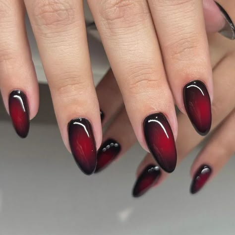 Aura Nail Designs, Glowing Aura, Aura Nail, Cosmic Aura, Vampire Nails, Aura Nails, Gothic Nails, Grunge Nails, Goth Nails