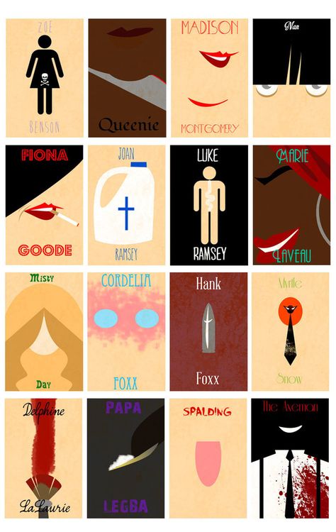 American Horror Story Theme, American Horror Story Tattoo, American Horror Story Series, Cool Poster Designs, American Horror Story 3, All Horror Movies, Ahs Coven, American Horror Story Seasons, American Horror Story Coven