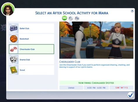 Sims 4 Jobs, Debate Club, School Cheerleading, Sims 4 Cc Kids Clothing, Sims 4 Expansions, Sims 4 Gameplay, Sims 4 Teen, Drama Club, School Activity