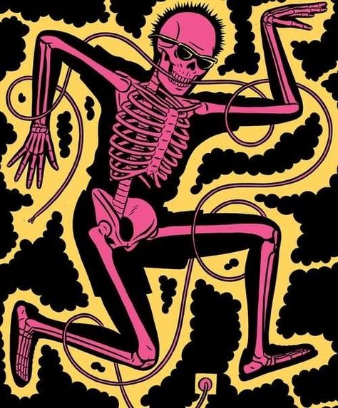 Illustration Kunst, Collage Mural, Image Halloween, Halloween Wallpaper Iphone, A Skeleton, Picture Collage Wall, Arte Inspo, Freddy Krueger, Photo Wall Collage