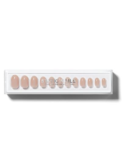 ROSE GOLD DOUBLE FRENCH ROUND Award-Winning Reusable Pop-On Manicures® | Better than press-on nails – STATIC NAILS Nail Tip Shapes, Static Nails, Chrome Nail Art, Nail Repair, Nail Remover, Nail Type, French Tip Acrylic Nails, Acrylic Nail Art, Square Acrylic Nails