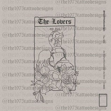 The 1975 Tattoo Designs on Instagram: "The 1975 robbers tarot card tattoo design x Link is in my bio and you can DM me for order and questions 🖤" The 1975 Tattoo Ideas Robbers, Robbers Tattoo The 1975, The 1975 Box Tattoo Flowers, You Look So Cool Tattoo The 1975, Robbers Tattoo, The 1975 Box Tattoo, The 1975 Tattoo Ideas, Tarot Card Tattoo Design, The 1975 Tattoo