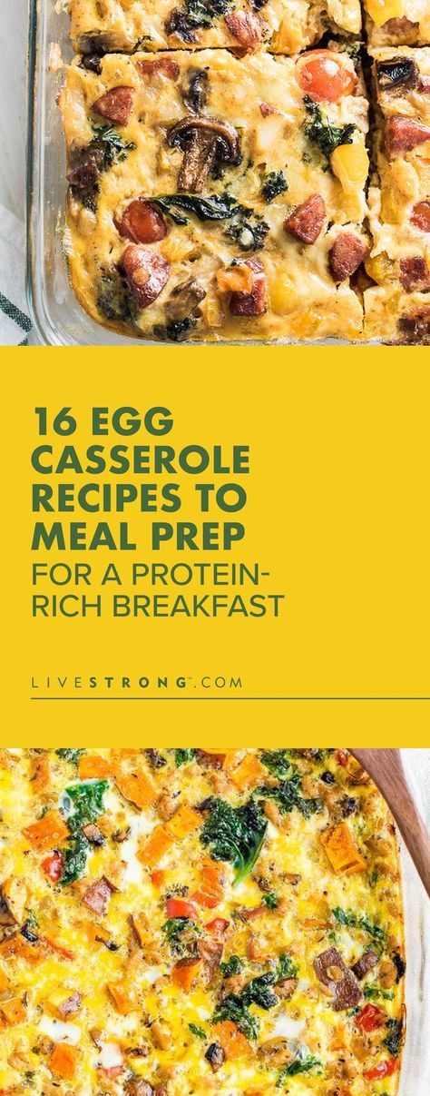 Protein Hashbrown Casserole, Protein Packed Breakfast Casserole, High Protein Breakfast Casserole Recipes, Protein Egg Casserole, Protein Egg Bake, Vegetarian Strata, Breakfast Skillet Casserole, Potato And Sausage Casserole, High Protein Breakfast Casserole