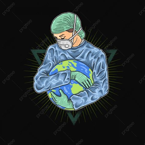 Nurse Drawing, Earth Day Drawing, Doctor Drawing, Earth Drawings, Warrior Drawing, Drawing Competition, Nurse Art, Save Our Earth, Poster Drawing