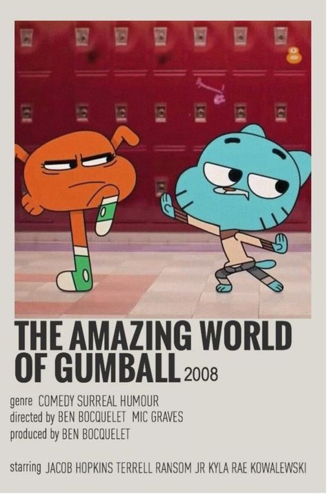 The Amazing World Of Gumball Poster, Tawog Poster, The Amazing World Of Gumball Wallpapers, Amazing World Of Gumball Poster, Cartoon Movie Poster, Movie Character Posters, Polaroid Posters, Amazing World Of Gumball, Iconic Movie Posters