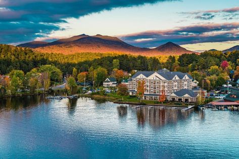 Saranac Waterfront Lodge is located in Saranac Lake city, New York state, USA. Places In Usa, Saranac Lake, Lake Resort, Spring Resort, Casino Resort, Indoor Swimming Pools, Lake Placid, Lake George, Grand Hotel