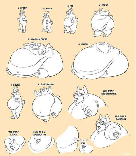 Chubby Guy Drawing, Chubby Drawing Base, Fat Anime Characters, Fat Character, Body Type Drawing, Chubby Guy, Fat Art, Drawing Cartoon Faces, Male Oc