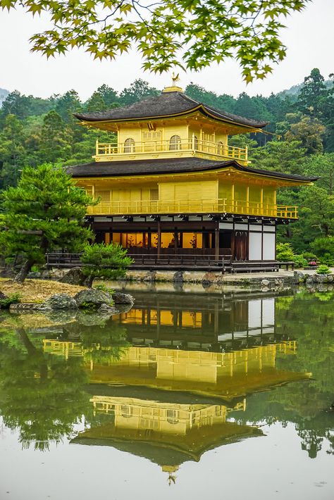 THE GOLDEN PAVILION IN KYOTO (KINKAKU-JI) – WANDERLUSTYLE – Hawaii Travel & Lifestyle Blog Timeline Project, Golden Pavilion, Japan Kyoto, Golden Temple, The Masterpiece, Hawaii Travel, Travel Lifestyle, Heritage Site, World Heritage Sites