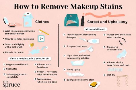 Makeup Stains On Clothes How To Remove, How To Remove Foundation Stains Clothes, Makeup Stain Remover On Clothes, Makeup Stains On Clothes, How To Remove Makeup Stains From Clothes, Remove Foundation From Clothes, How To Remove Makeup From Clothes, Remove Makeup Stains, How To Remove Makeup