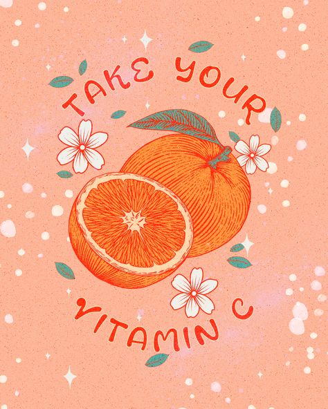 Don't forget to take your vitamin C 🧡  How adorable is this design by @maaariabouvier? Leave your thoughts in the comments! ✨  __ #kittl #kittldesign #cutedesign #vitaminc #orange #designsoftware #graphicdesign #designinspiration Design Techniques, Orange Design, Software Design, Aesthetic Food, New Design, Cute Designs, Vitamin C, Design Template, Retro Style