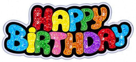 Glitter Graphics: the community for graphics enthusiasts! Clip Happy Birthday, Happy Birthday Hand Lettering, Birthday Clip Art, Happy Birthday Words, Happy Birthday Clip Art, Happy Birthday Clip, Birthday Clip, Happy Birthday Printable, Happy Birthday Text