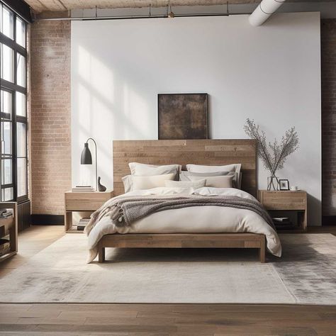 8+ Transformative Industrial Bedroom Design Inspirations • 333+ Art Images Industrial Guest Bedroom, Industrial Chic Bedroom, Modern Industrial Bedroom, Industrial Bedroom Design, Industrial Style Bedroom, Cream Bedrooms, White Wall Bedroom, Bedroom Design Inspiration, Industrial Bedroom