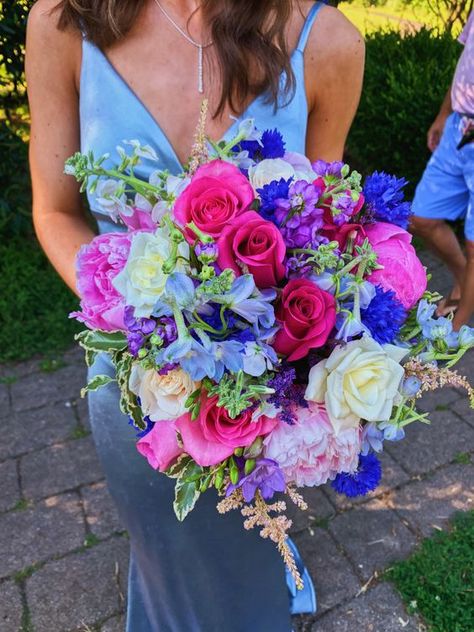 THE 25 BEST BOUQUET IDEAS - valemoods Flowers For A Blue Dress, Prom Flowers Light Blue Dress, Hot Pink And Blue Bouquet, Prom Bouquet Light Blue Dress, Flower Bouquet For Blue Dress, Light Blue Prom Dress Flowers, Blue Dress With Pink Flowers, Light Blue Prom Flowers Bouquet, Prom Bouquet For Light Blue Dress