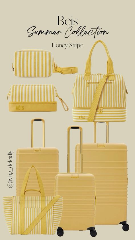 New summer arrivals from Beis — The Honey Collection✨Also available in Black & Maple!  Travel Bag | Luggage | Suitcase | Carryon | Vacation | Tote Bag | Belt Bag | Weekender Bag  Follow my shop @Living_Delcidly on the @shop.LTK app to shop this post and get my exclusive app-only content!  #liketkit #LTKTravel #LTKItBag @shop.ltk https://liketk.it/4GiPD Beis Luggage, Travel Campaign, Vacation Tote Bag, Luggage Suitcase, Luggage Bags Travel, Bag Belt, Travel Organization, Boston Bag, Gilmore Girls